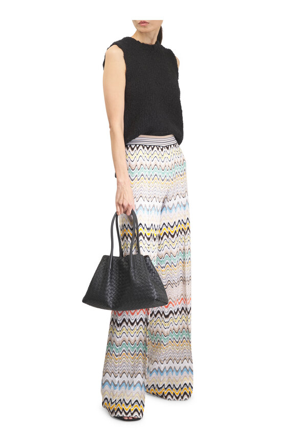 Missoni Beige Multi Chevron Pant - view 2