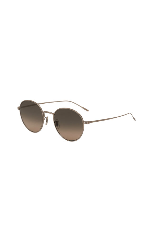 Oliver Peoples - Ades Silver & Shale Gradient Sunglasses