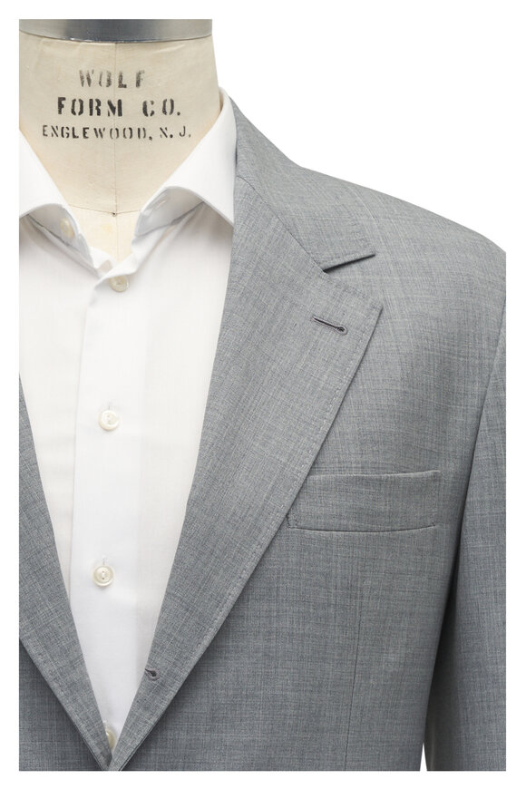 Brunello Cucinelli Gray Wool Suit