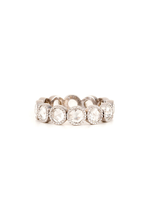 Sylva & Cie Rose Cut Diamond Band - view 1