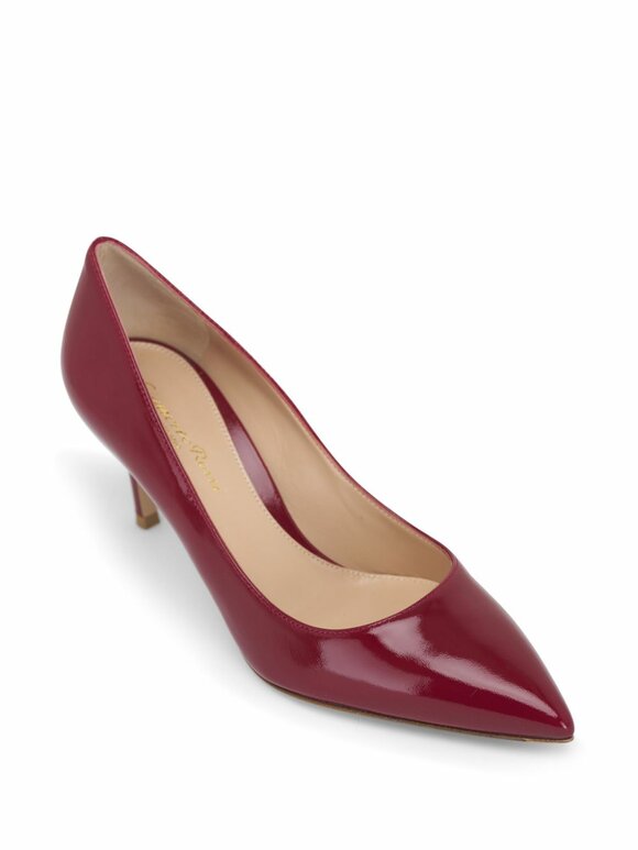 Gianvito Rossi - Rouge Glossy Leather Pump, 70mm