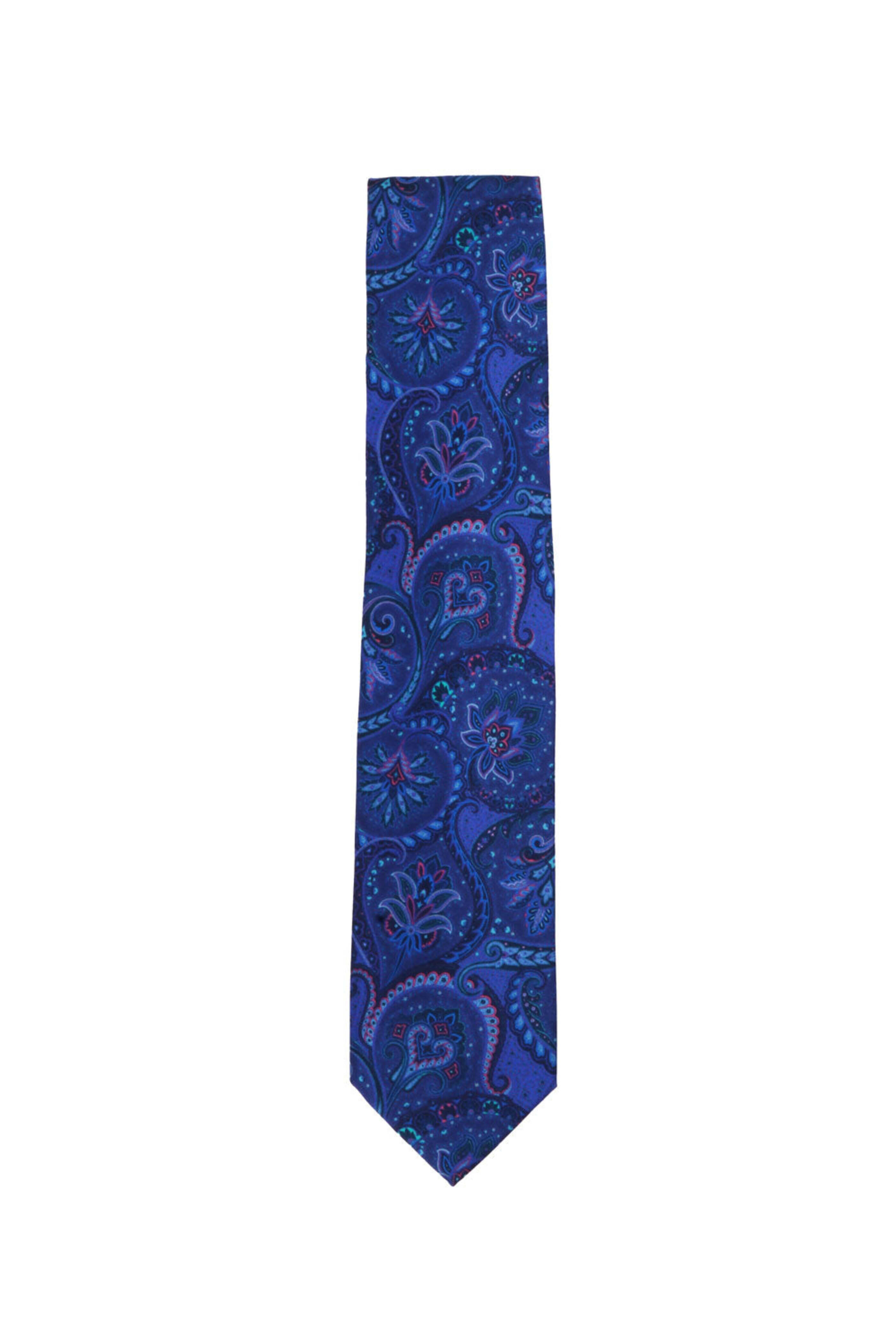 Dolce Punta - Navy Blue Paisley Tie