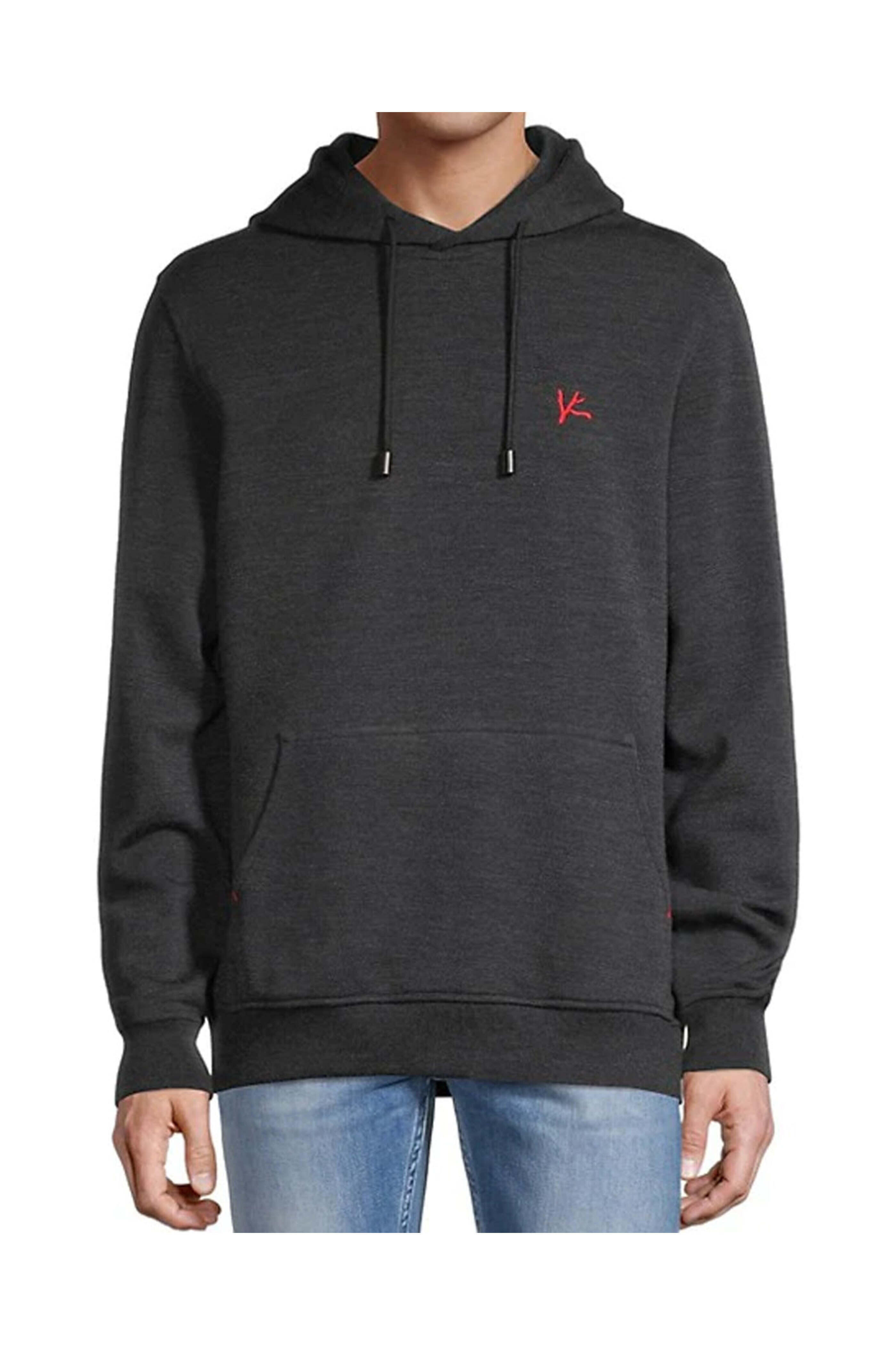 Isaia - Charcoal Wool Blend Hoodie