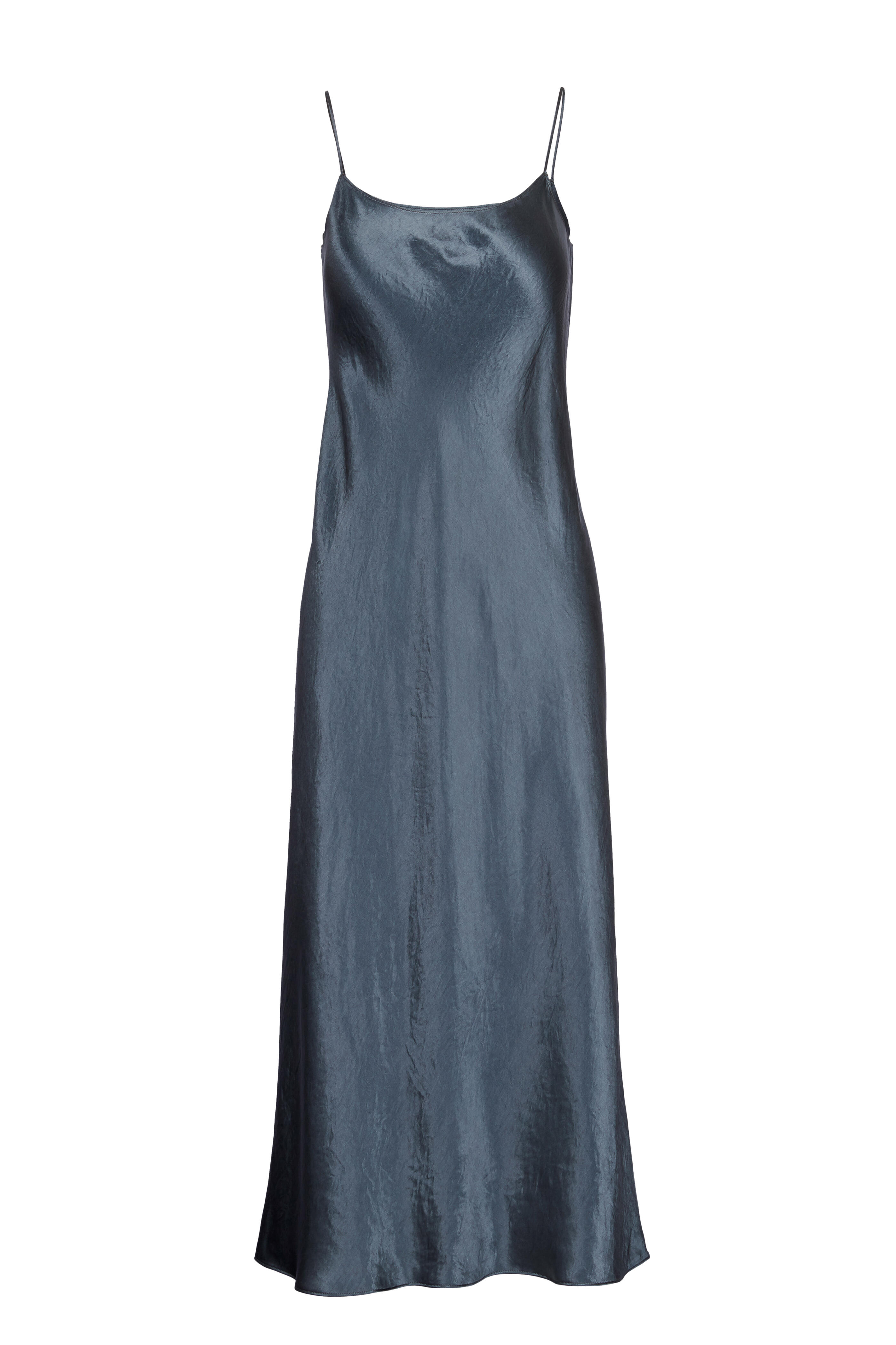 Vince - Frog Green Bias Cut Slip Dress