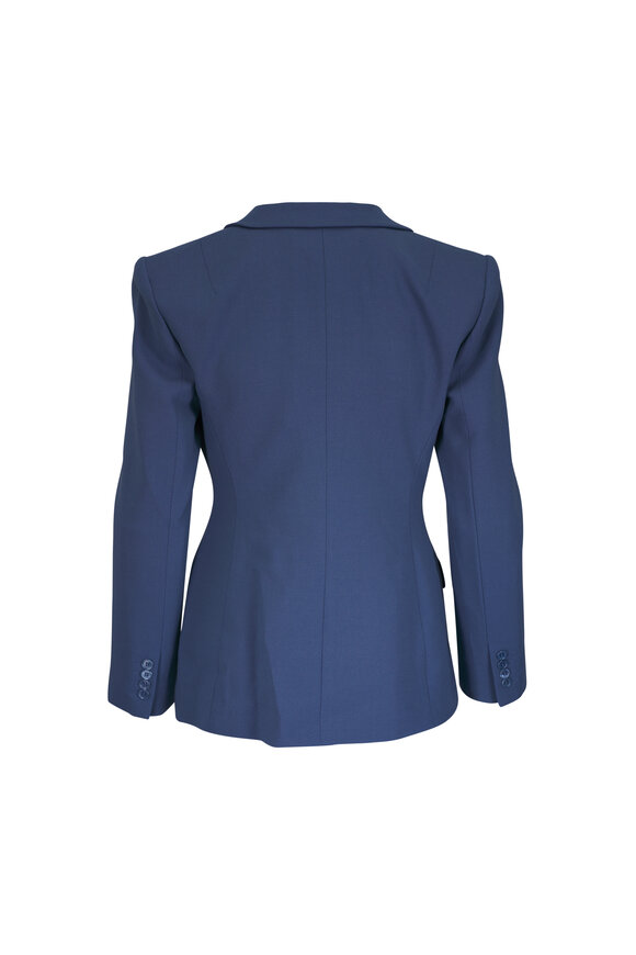 Michael Kors Collection Tyler Steel Blue Single Button Blazer - view 2