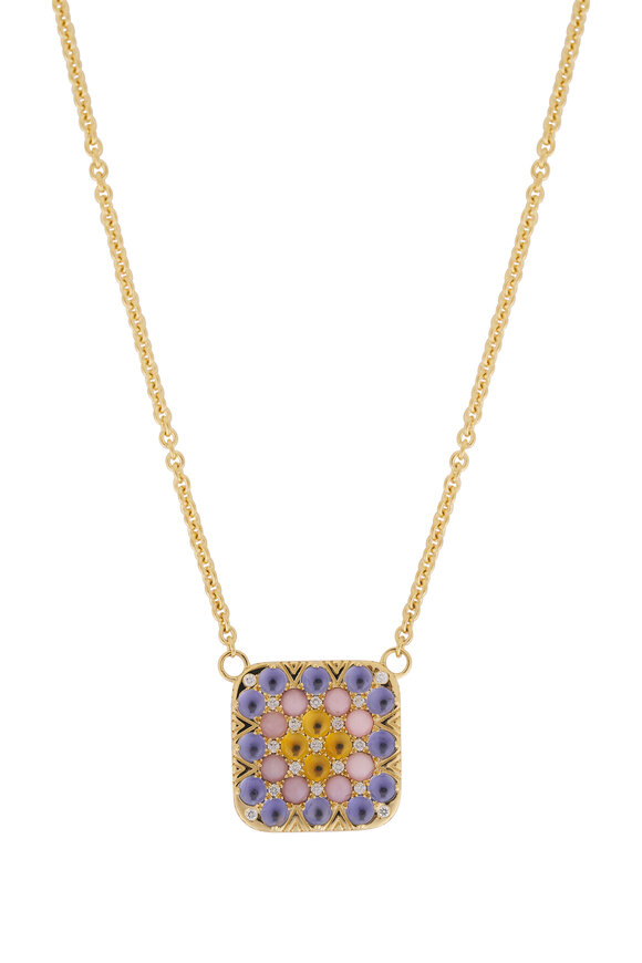 Harwell Godfrey Granny Square Bettina Pendant Necklace - view 2