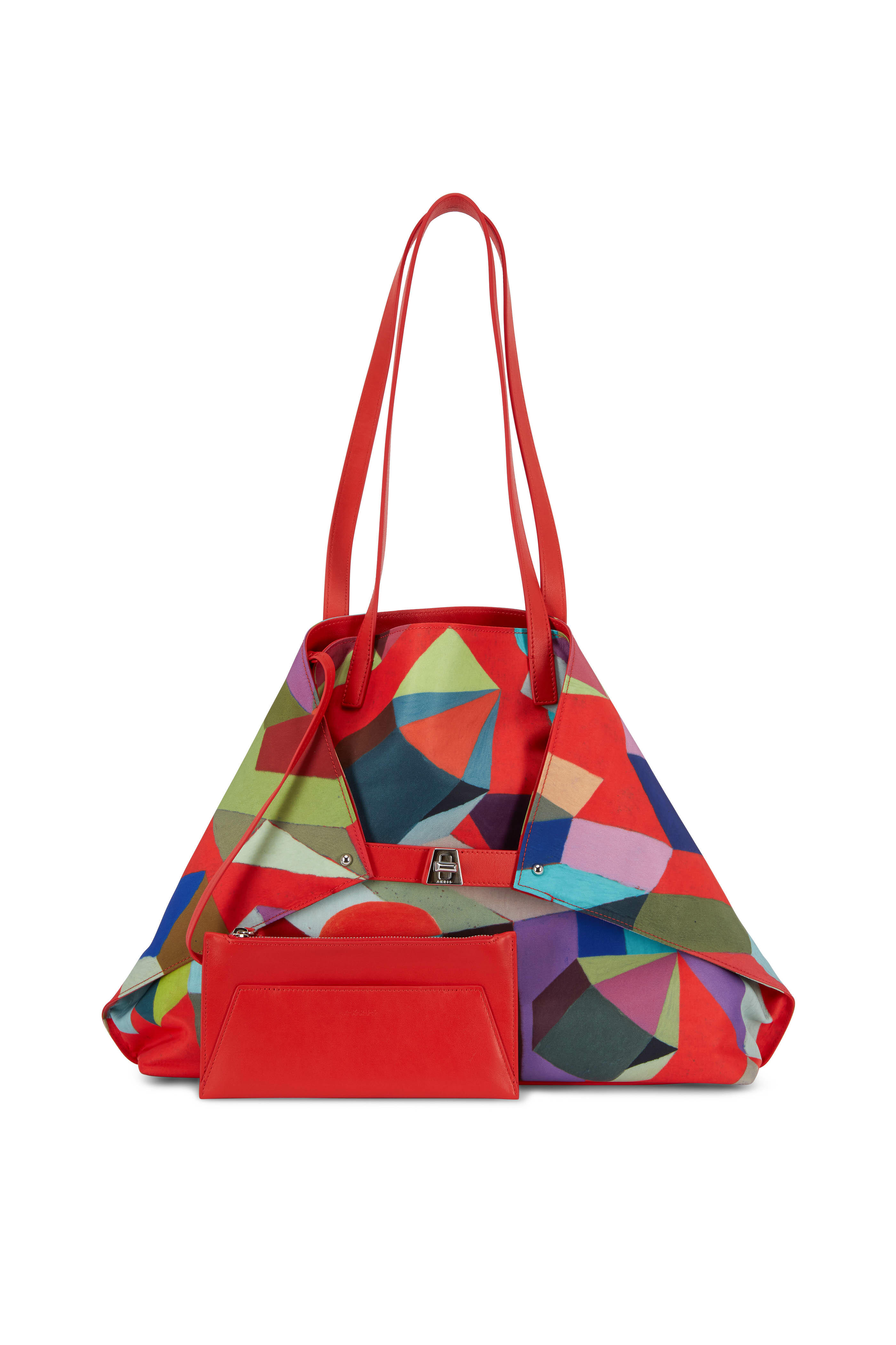 Akris - AI Multicolor Leather Medium Shoulder Bag