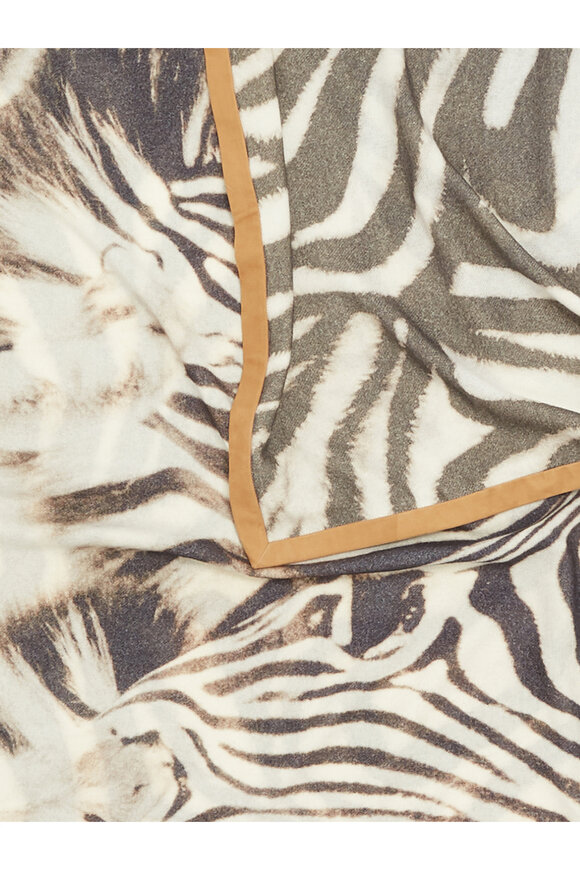 Alonpi - Zebra Double Sided Print Cashmere Throw