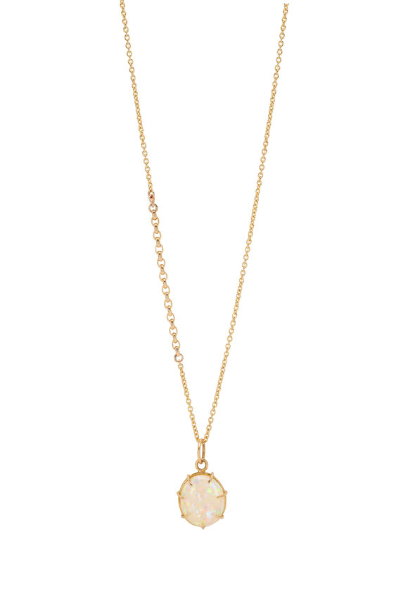 Tina Negri - 14K Yellow Gold Mixed Link Necklace