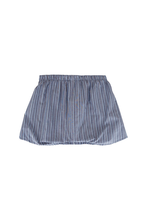 Majestic - Blue Striped Boxer Shorts 