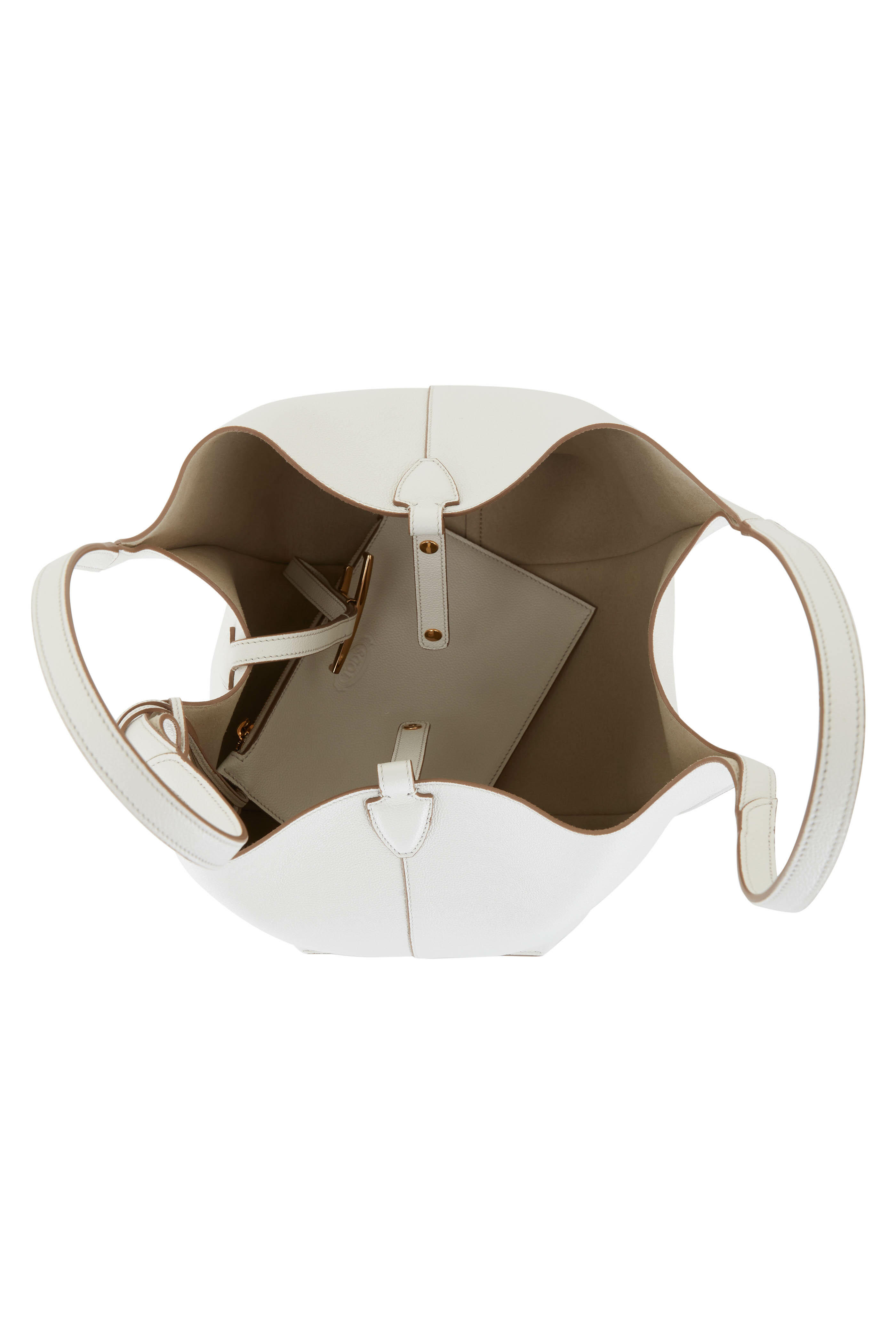 Tod's - Timeless Shopping Bag White Leather Tote