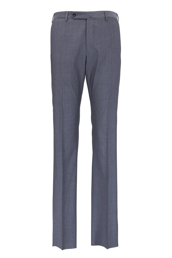 Incotex - Benson Medium Gray Wool Trouser