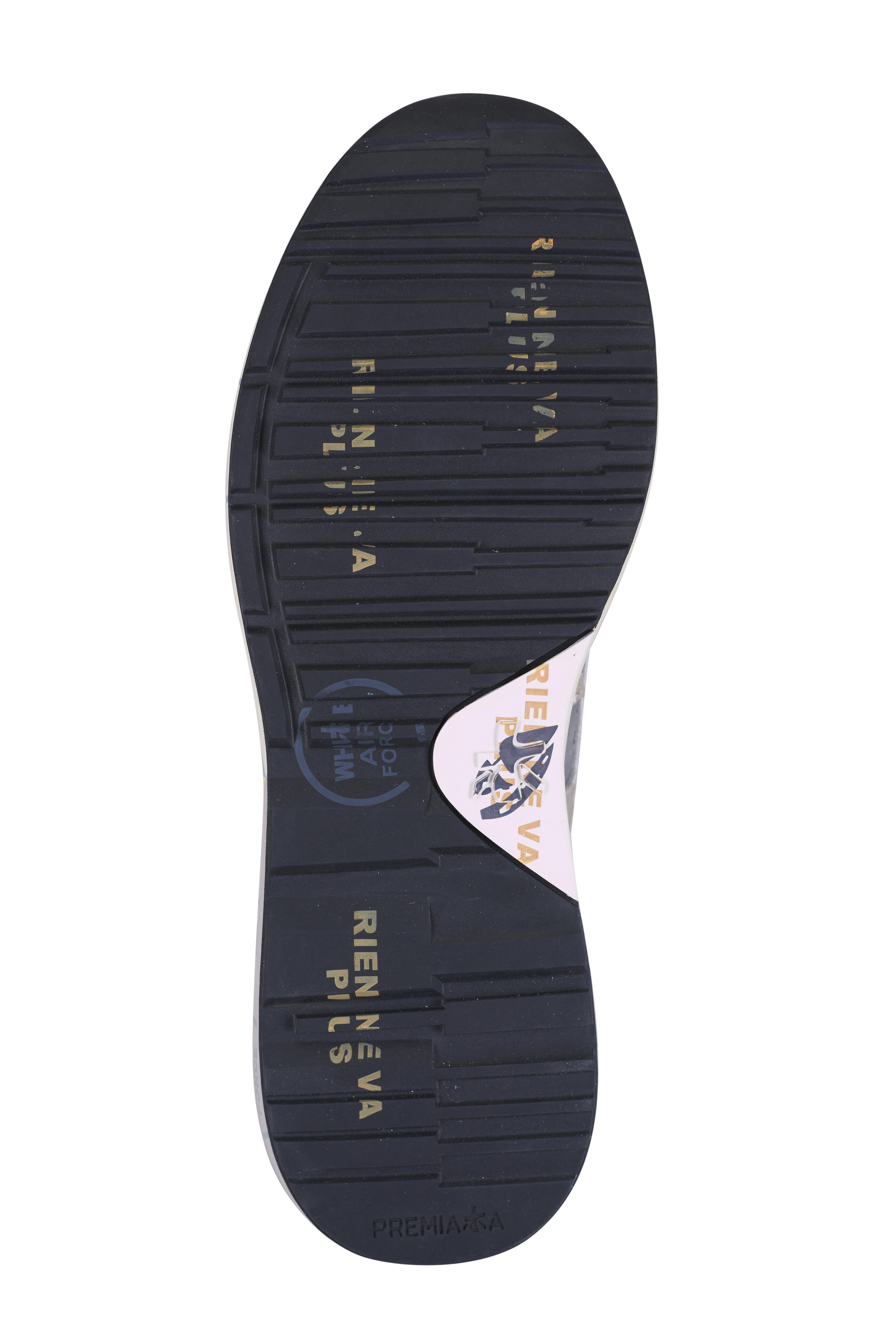 Premiata - Mick Gray & Blue Leather Sneaker