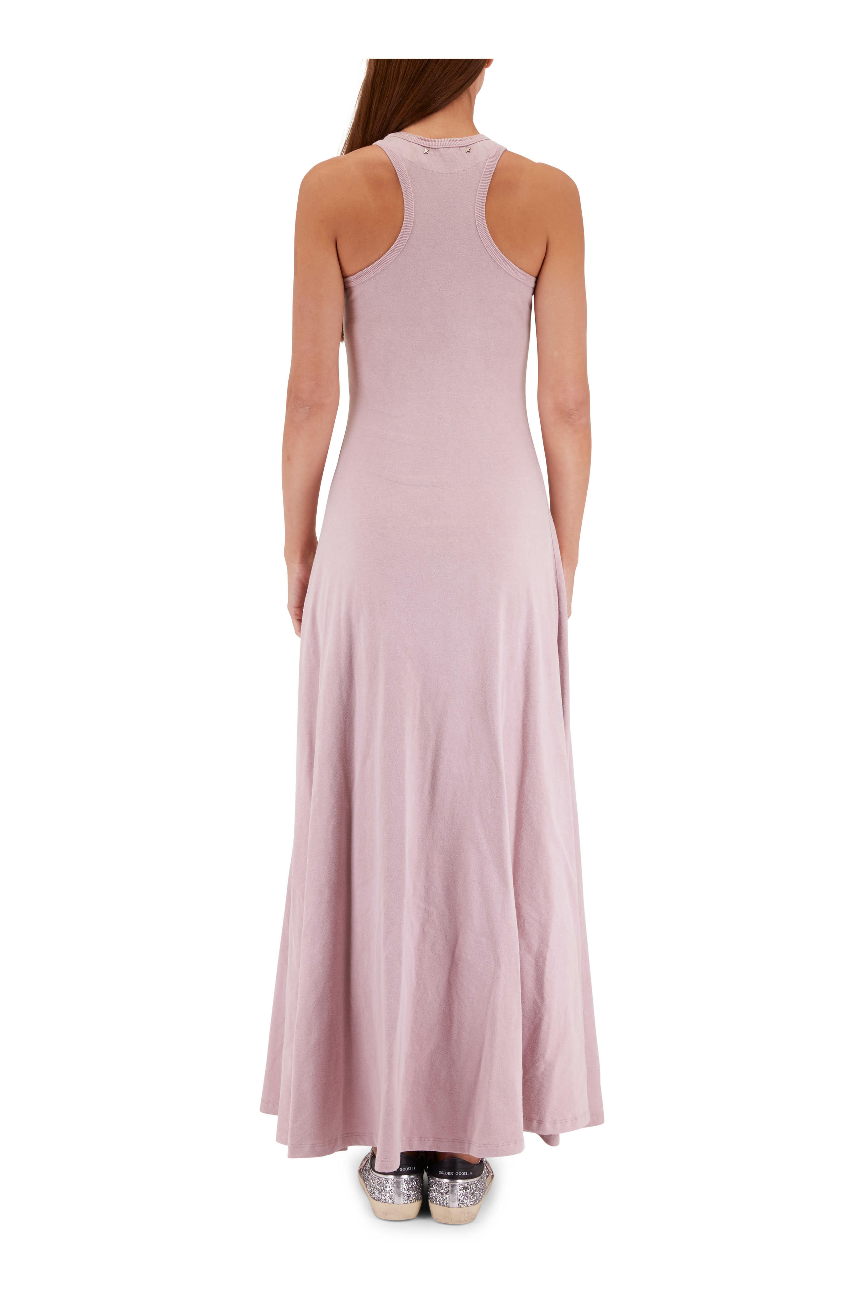 Golden Goose - Elena Woodrose & White Tank Dress