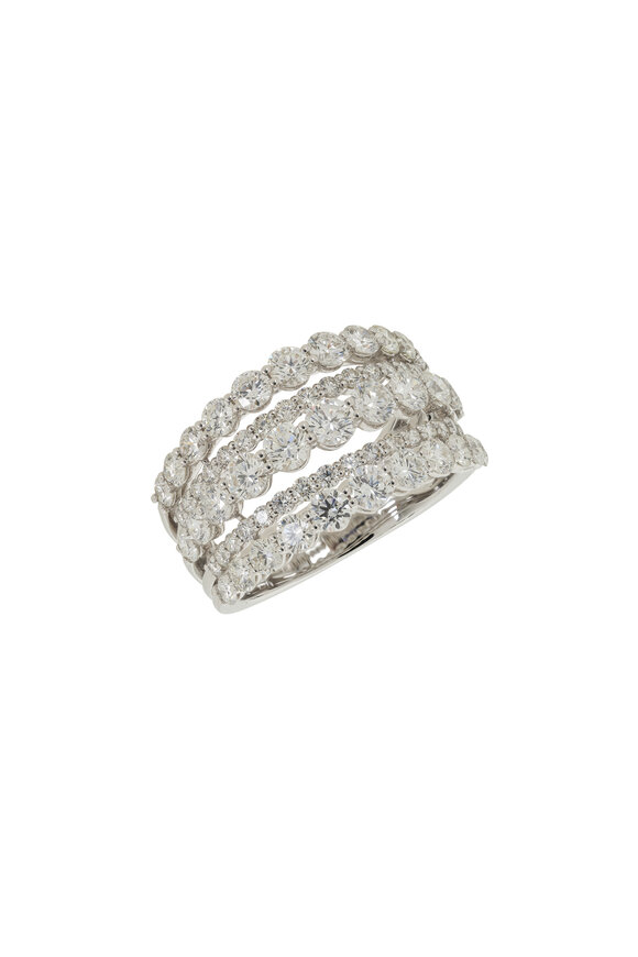 Kwiat Five Row Diamond Band