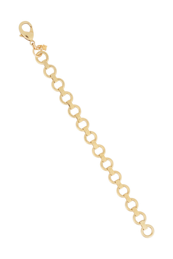 Cristina V. Petite Circle Oval Link Bracelet
