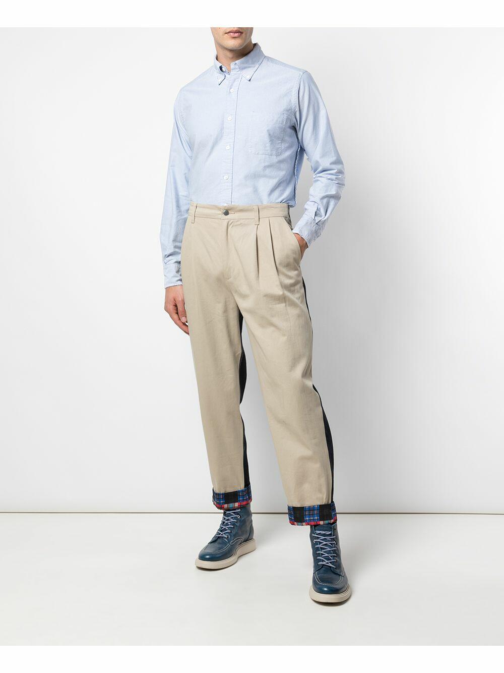 Rowing Blazers - Blue Distressed Oxford Sport Shirt