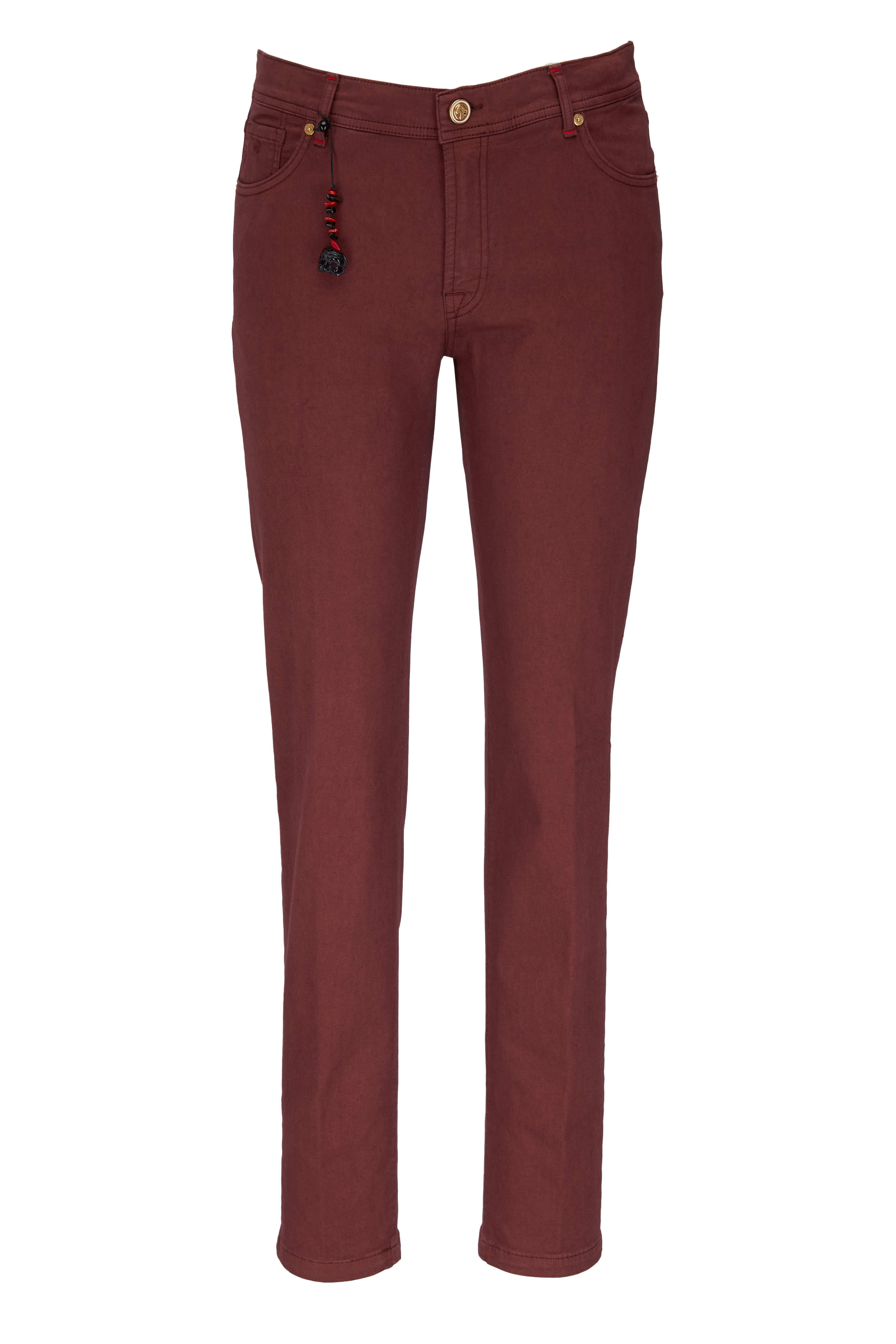 Marco Pescarolo - Red Wine Five Pocket Stretch Jean