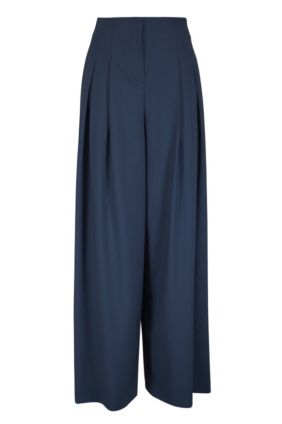 TWP Drew Blueberry Stretch Wool Pant - view 1