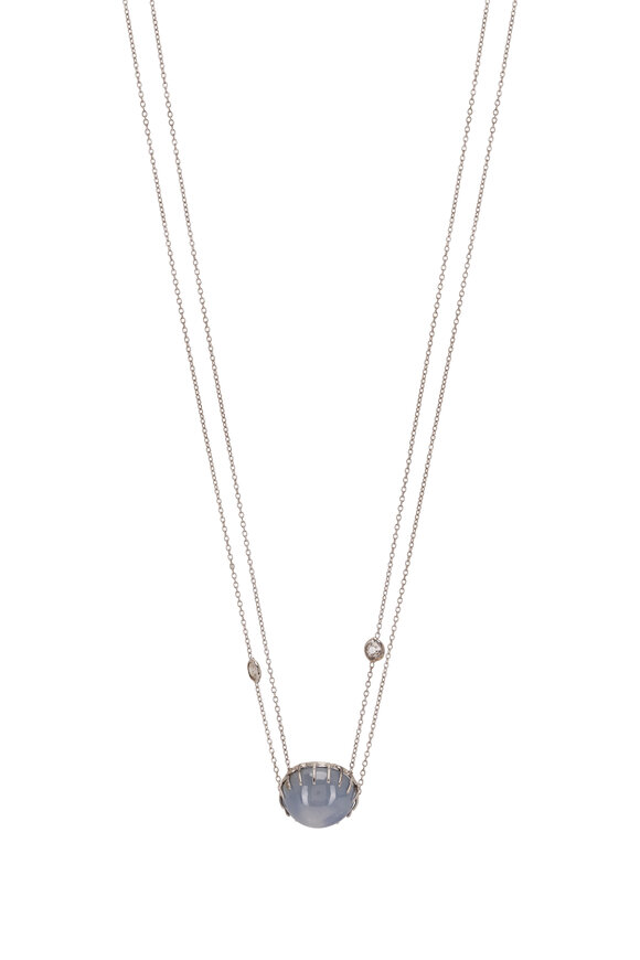 Renee Lewis Antique Blue Ceylon Sapphire Layered Necklace