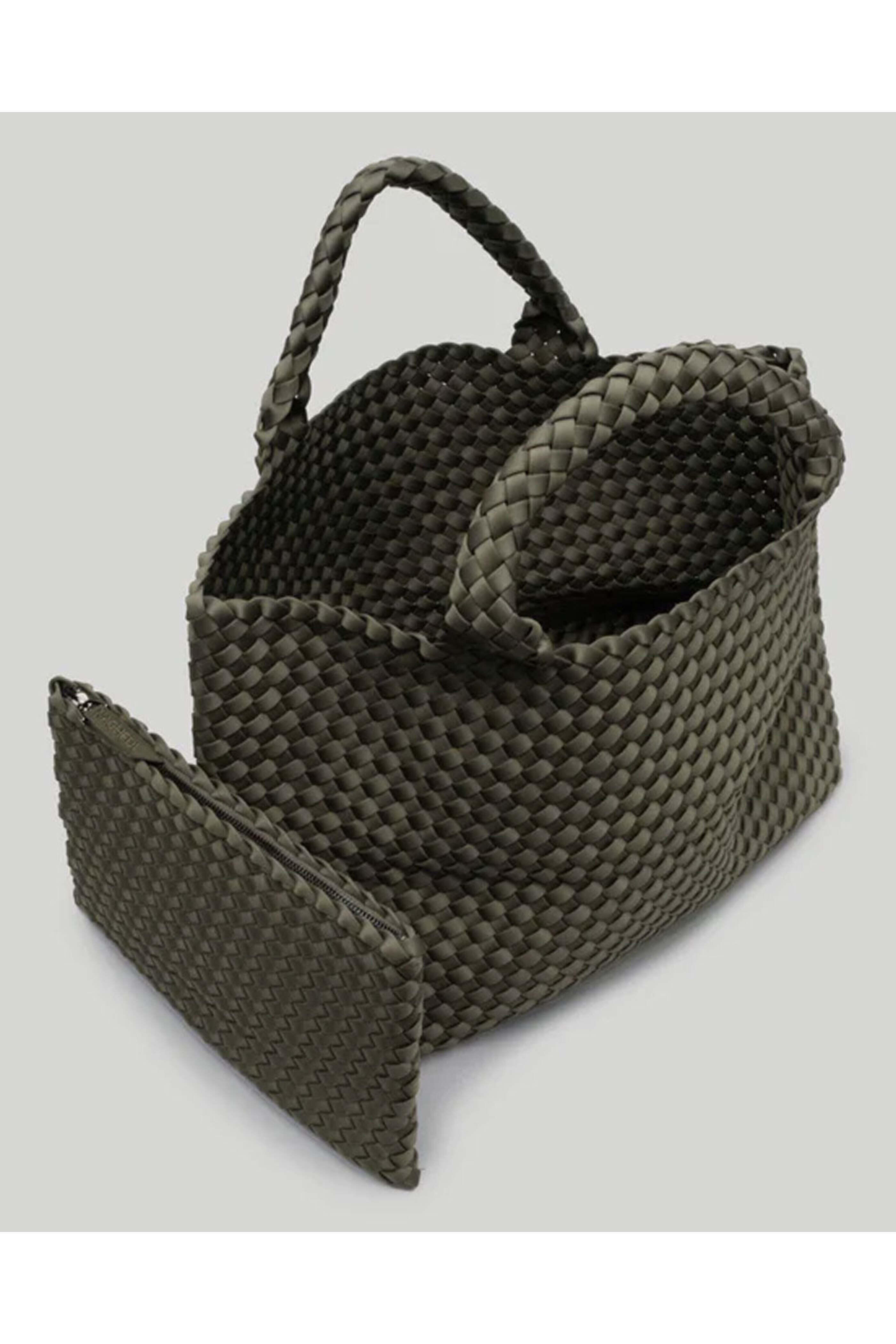 Naghedi - St. Barths Medium Tote in Solid Olive
