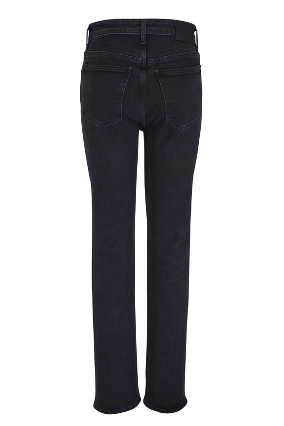 Citizens of Humanity Zurie Washed Black Straight Leg Jean - view 3