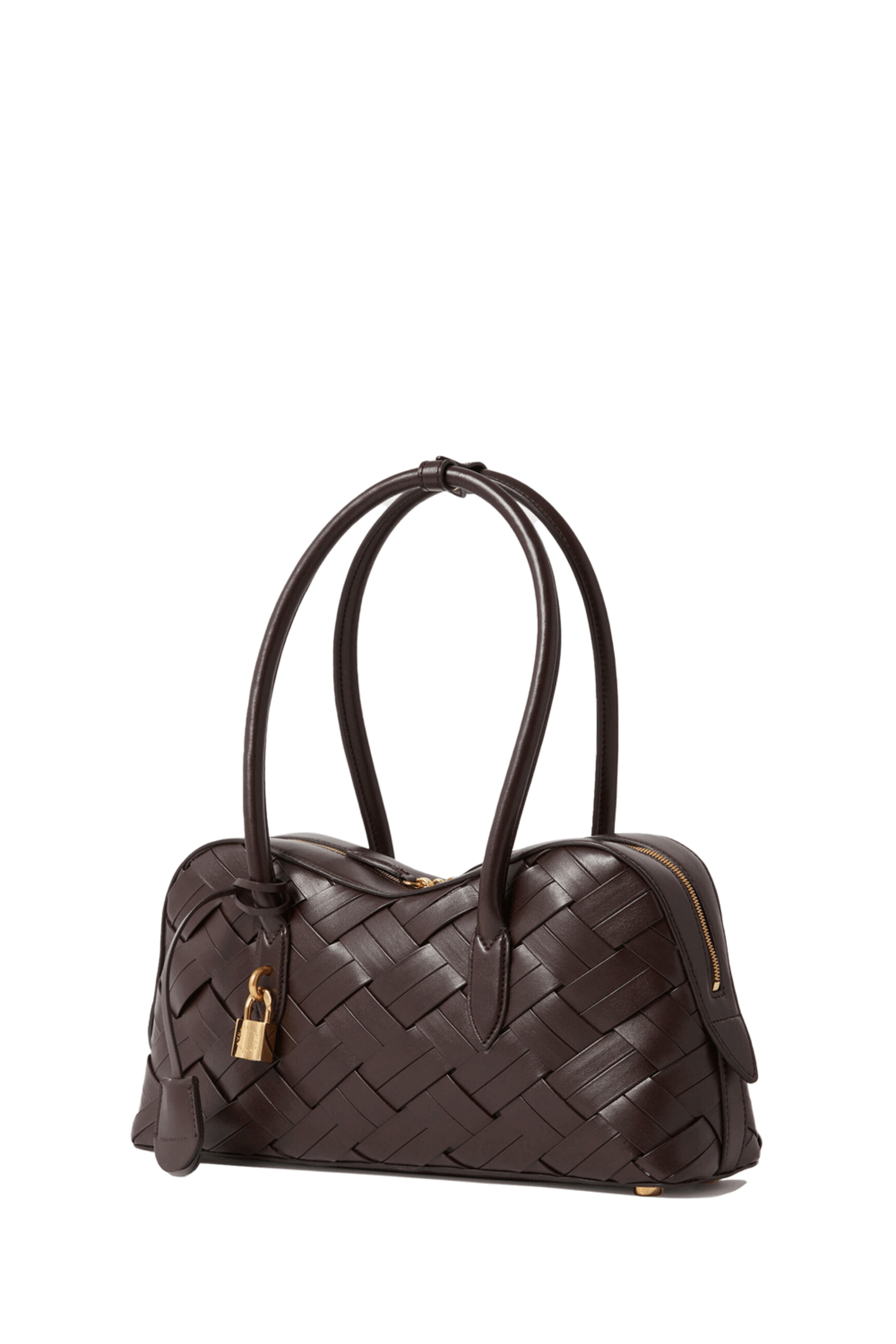 Stella McCartney - Woven Ryder Shoulder Bag in Brown