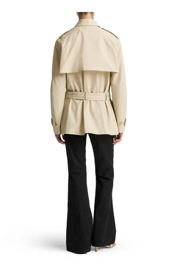 Vince Light Maiz Short Trench Coat - view 3