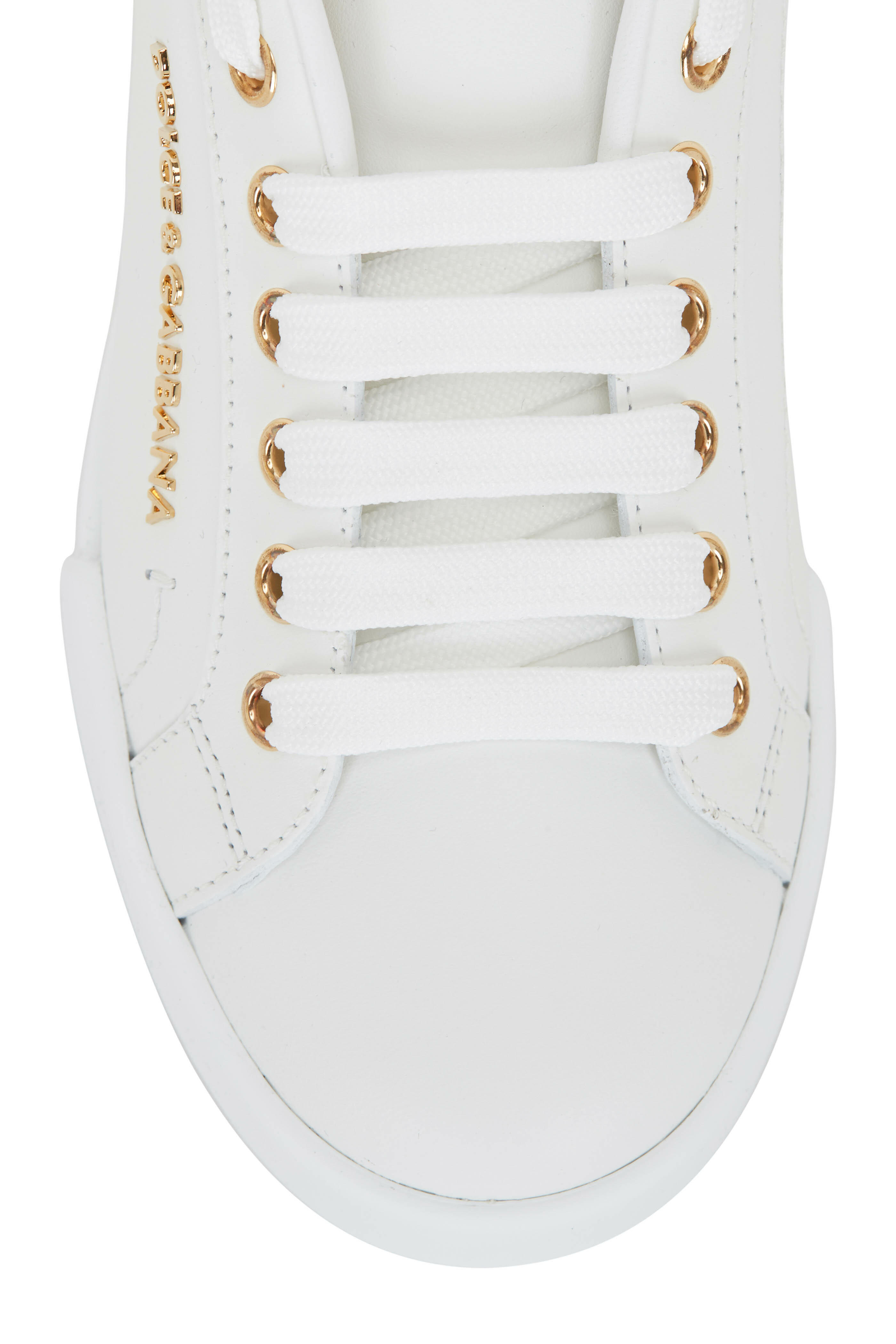 DOLCE & GABBANA セントトロヘロトッフスニカ CS2255AV111 80995 Dolce & Gabbana Low Top Sneakers (White/Cream) – CNCPTS