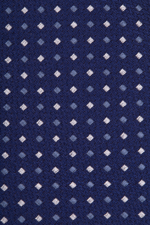 Brunello Cucinelli - Denim Dot Print Silk Necktie