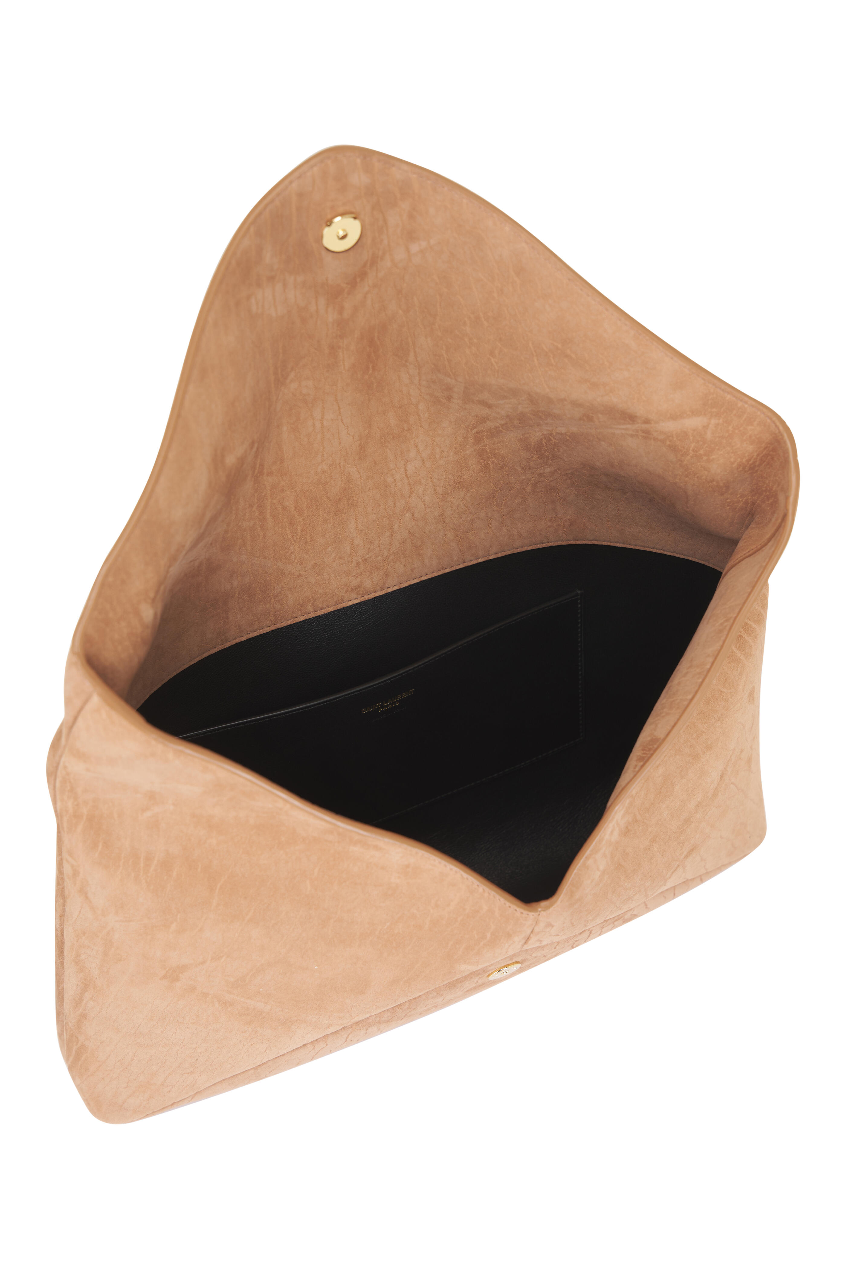 Saint Laurent - Cassandre Honey Caramel Leather Chain Clutch