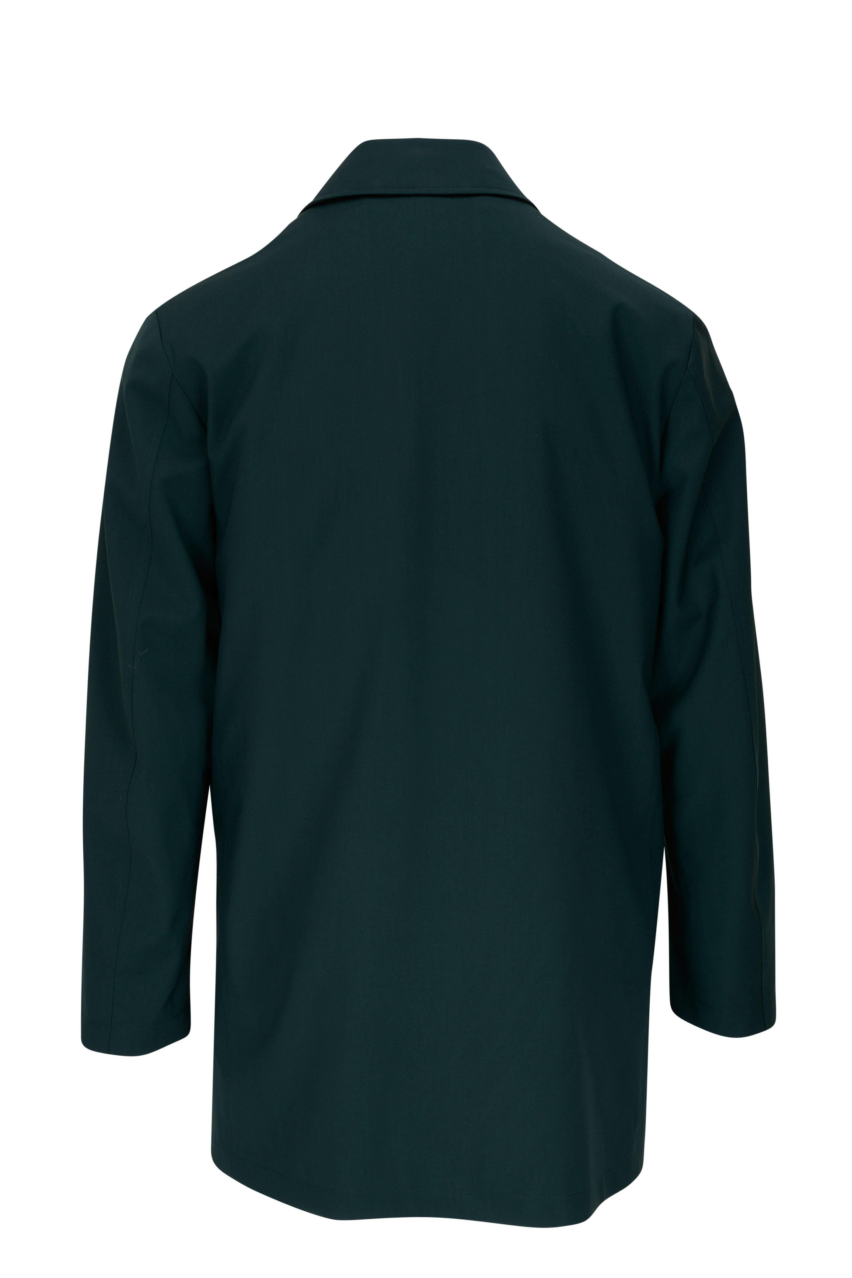 Paul Smith - Dark Green Wool Coat | Mitchell Stores