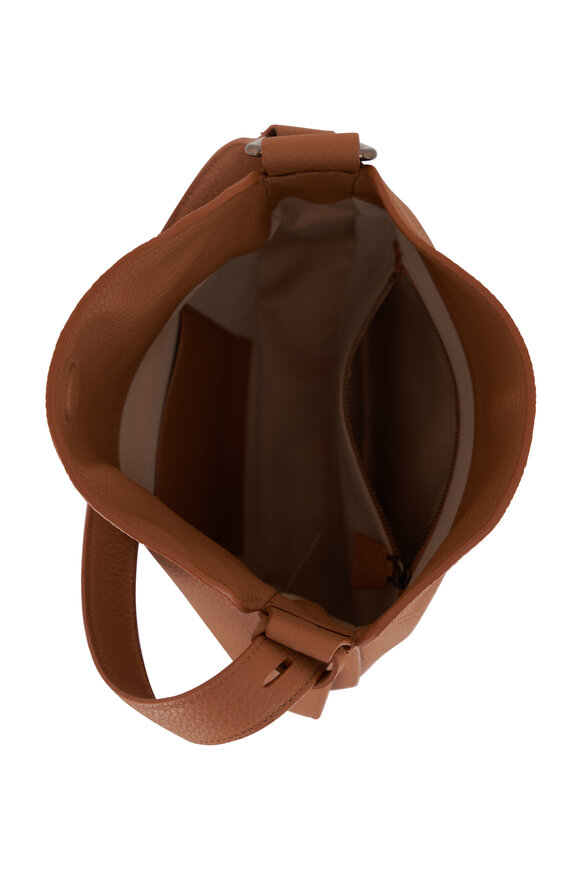 Akris - Little Anna Cuoio Leather Hobo Bag 