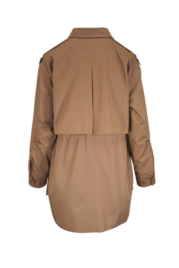 TWP Drawing Conclusions Chino Twill Trench Coat - view 2