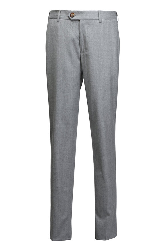 Brunello Cucinelli Gray Wool Dress Pant - view 1