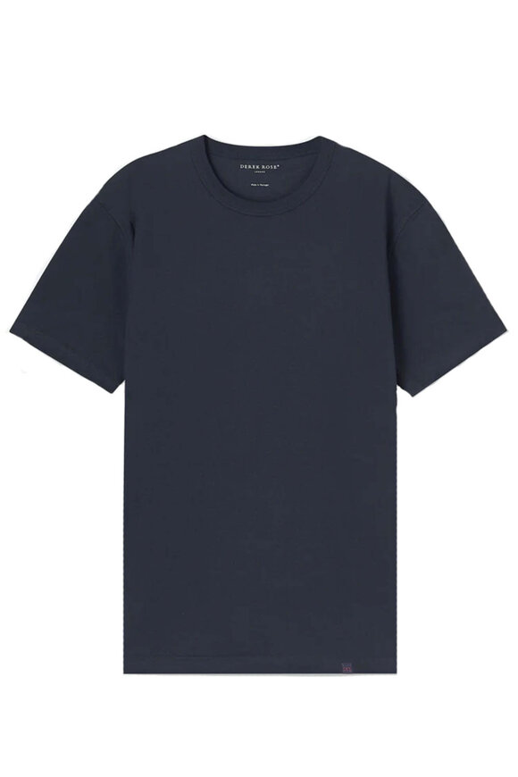 Derek Rose Navy Blue Barny Shirt