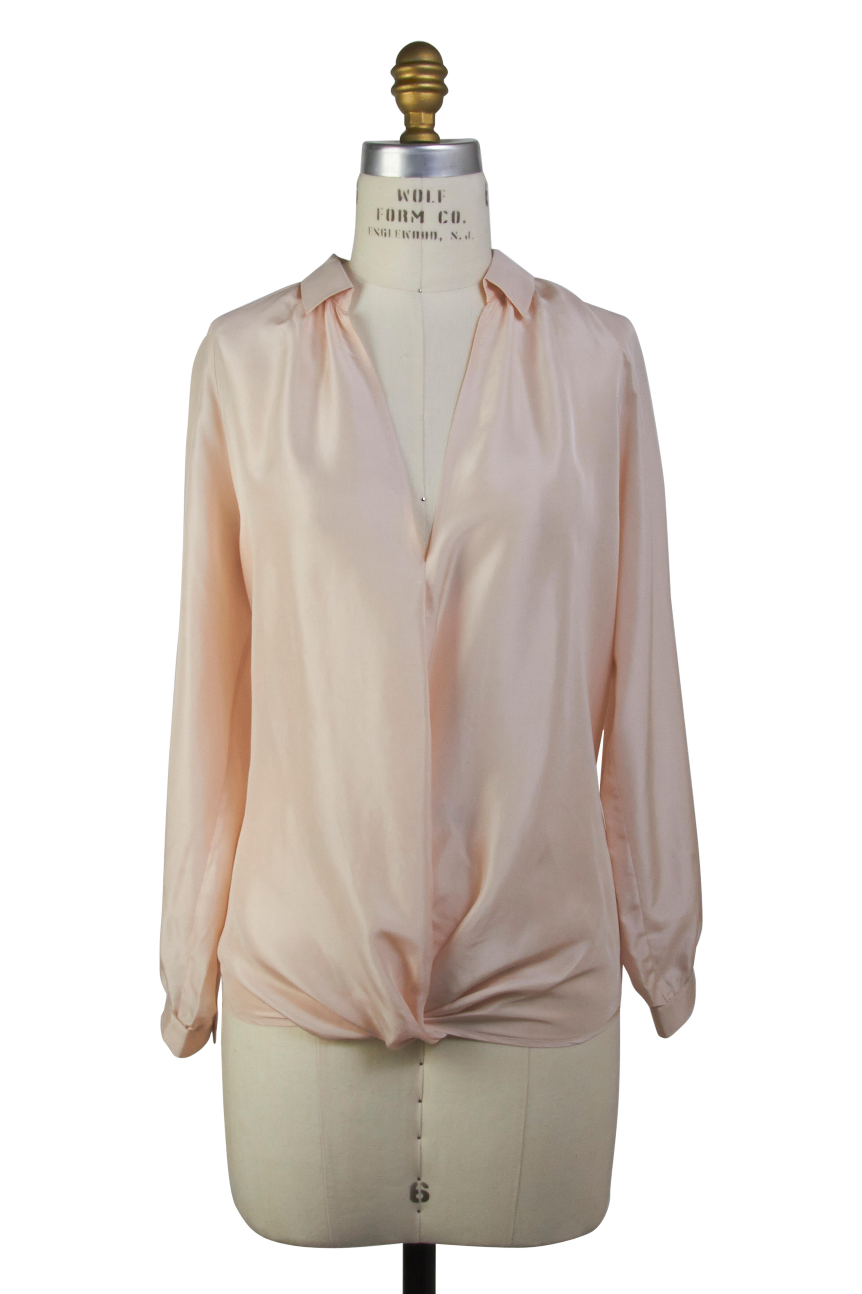 Bogner - Ginette Blush Silk Blouse - view 1