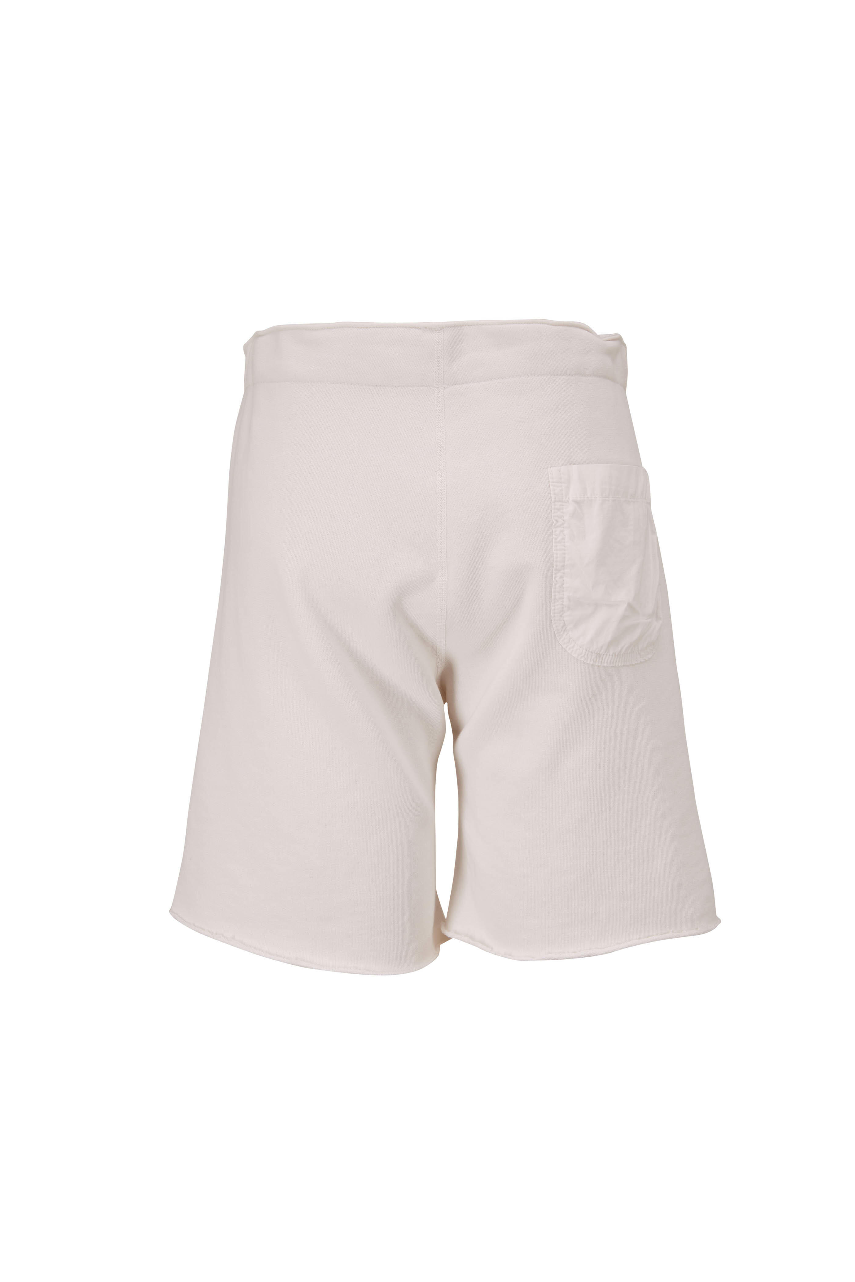 Nili Lotan - Austin Chalk White French Terry Sweat Shorts