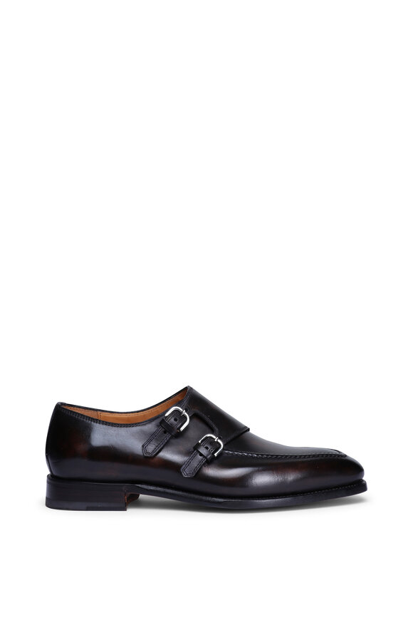 Bontoni Nero Giallo Double Monk Strap Loafer - view 2