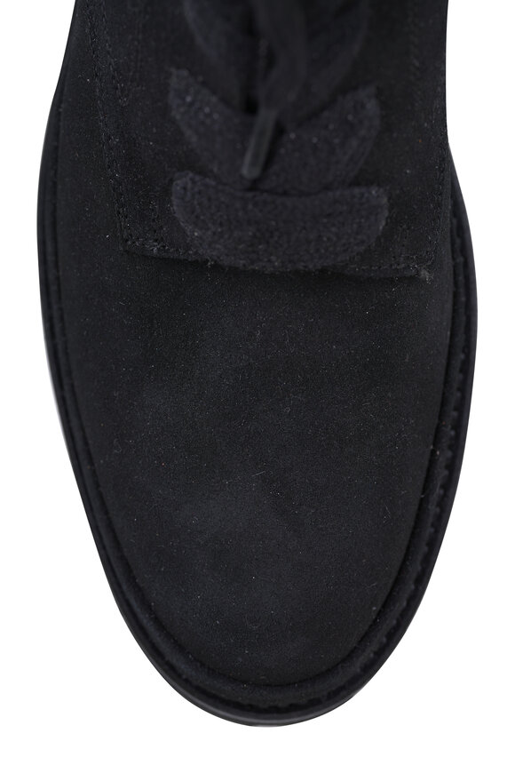 Ron White Eris Onyx Suede Lace-Up Short Boot, 50mm - view 4