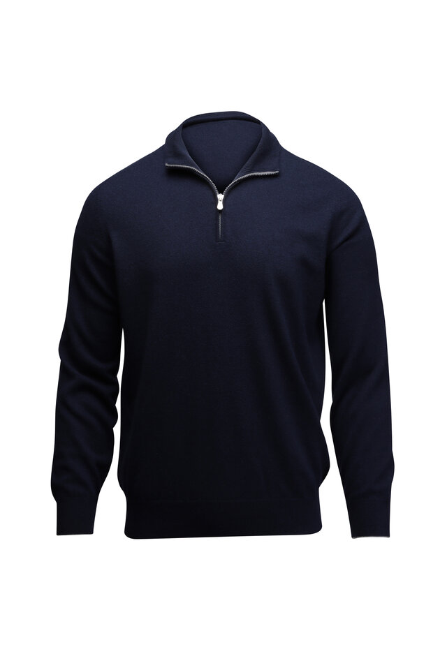 BRUNELLO CUCINELLI カシミヤ ジップアップセーター BRUNELLO CUCINELLI 良品 ブルネロクチネリ カシミヤ100% ジップ