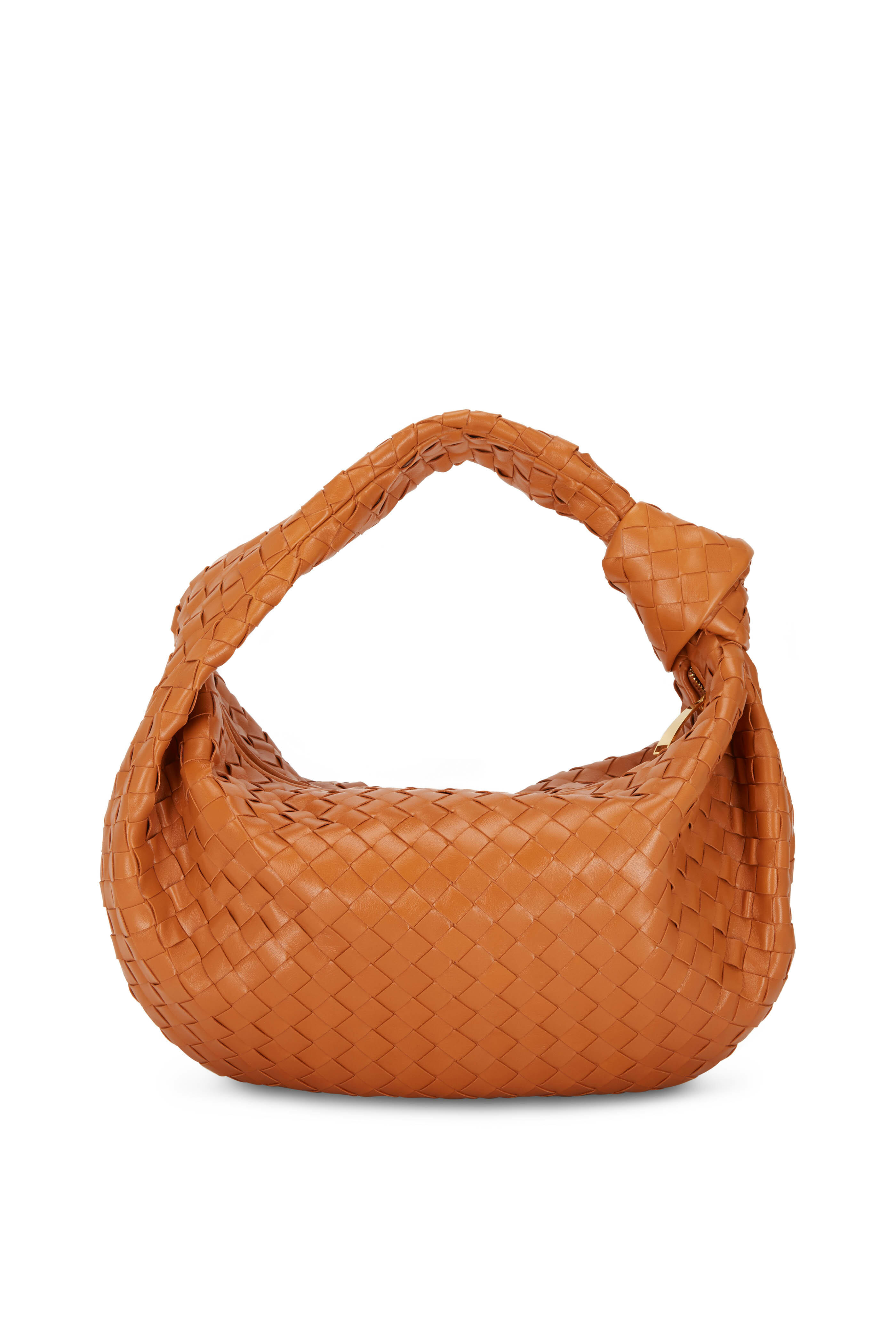 Bottega Veneta The Medium Jodie Leather Bag in Brown