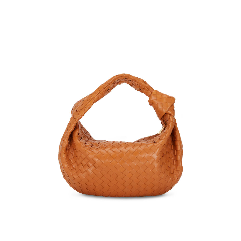 Bottega Veneta Women's Mini Jodie Macaroon Woven Hobo Bag | by Mitchell Stores