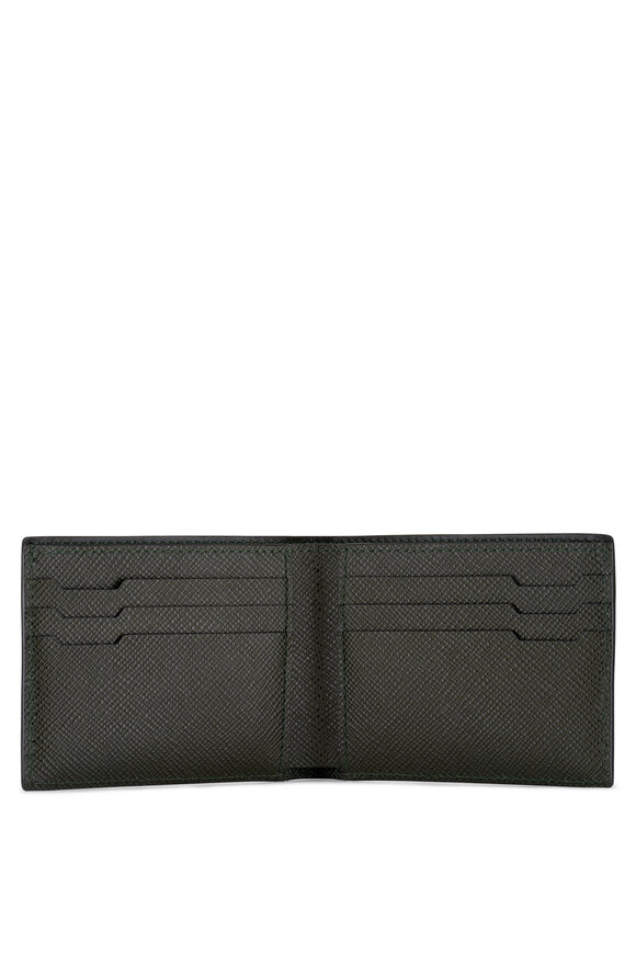 Pineider - Serpentine Green Leather Bifold Wallet