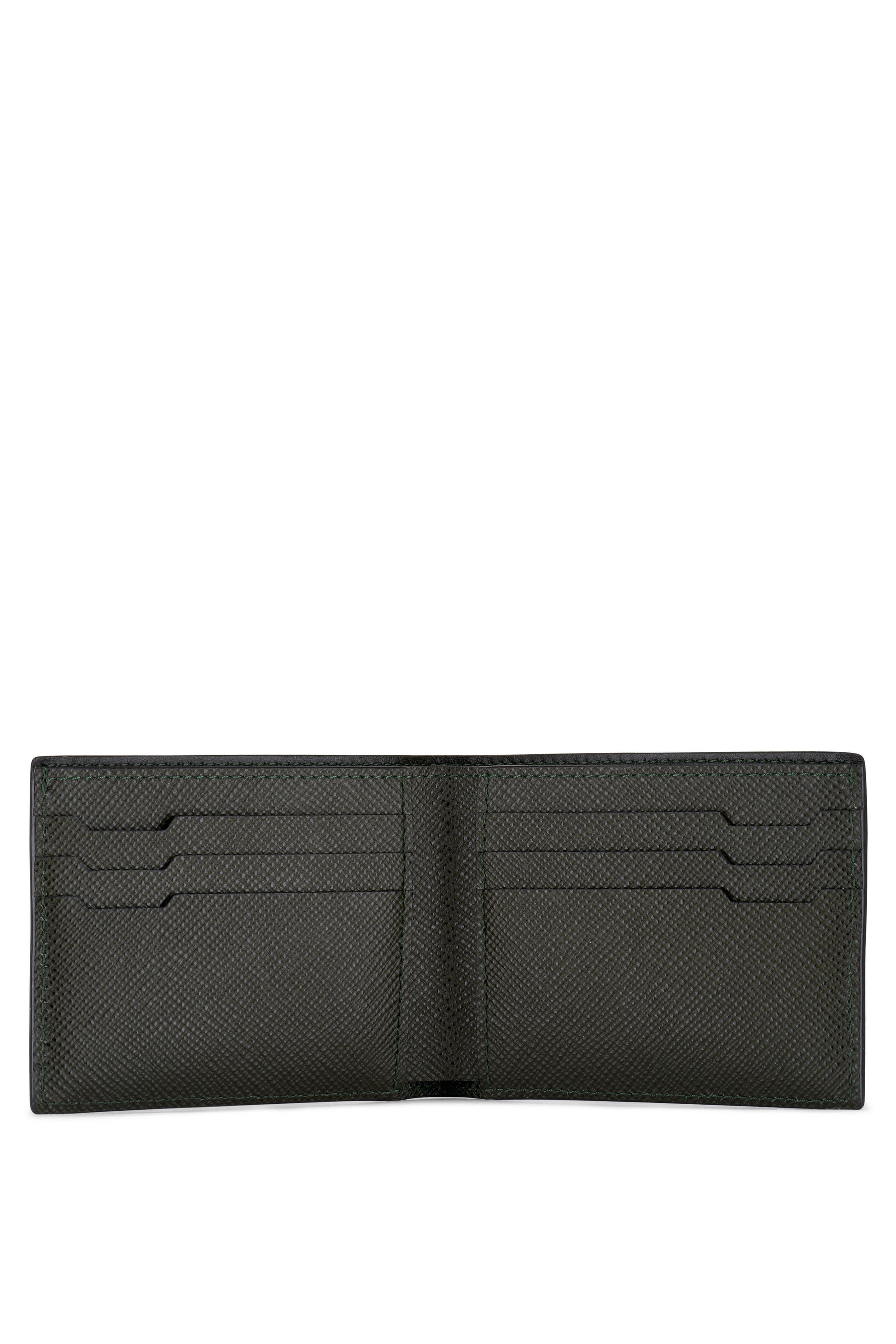 Tom Ford - Green Camo Leather Bi-Fold Wallet