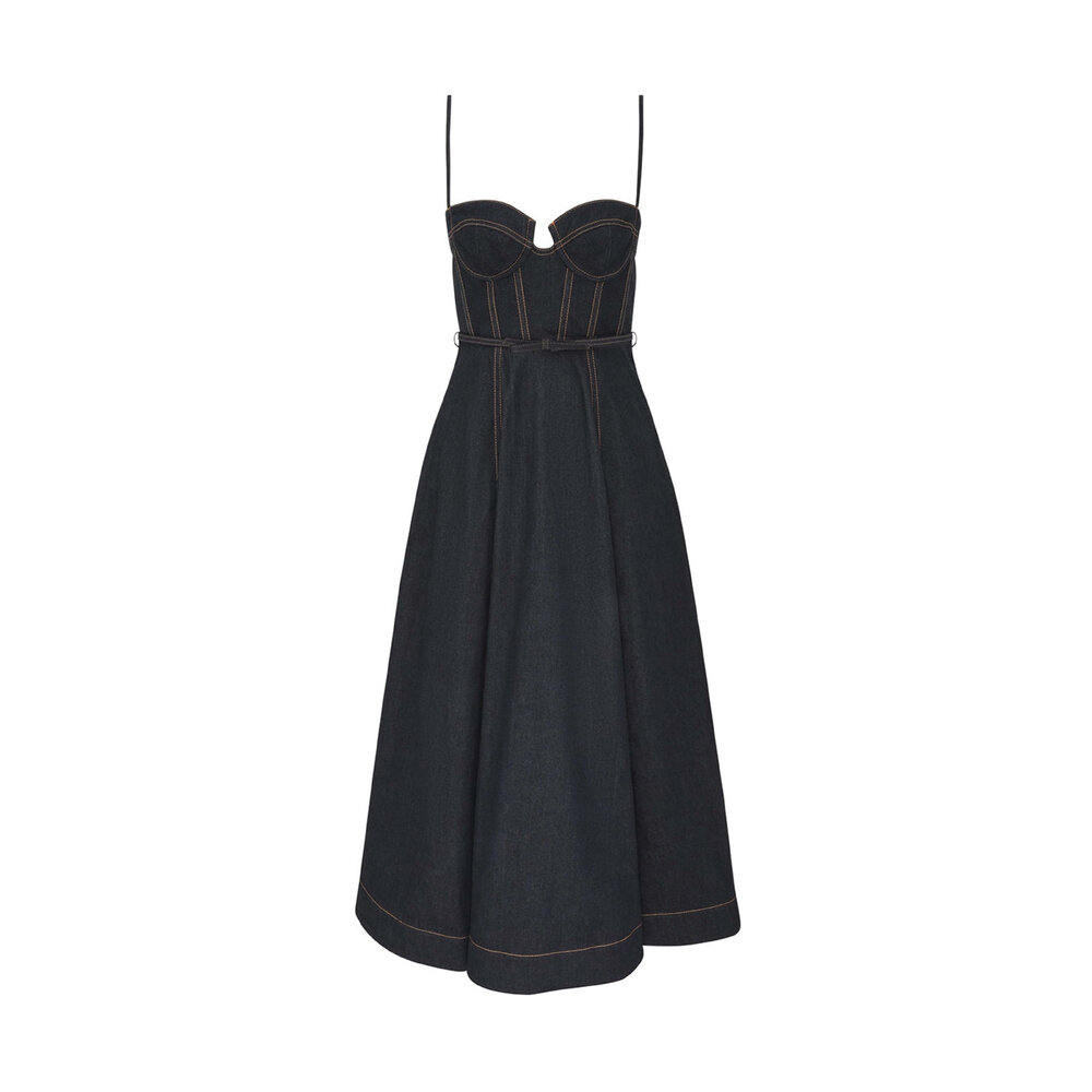 【Zimmermann】CRUSH DENIM MIDI DRESS ハイネック デニムミディ Zimmermann Denim Cargo Midi Dress | SHOP ZIMMERMANN – Hyde