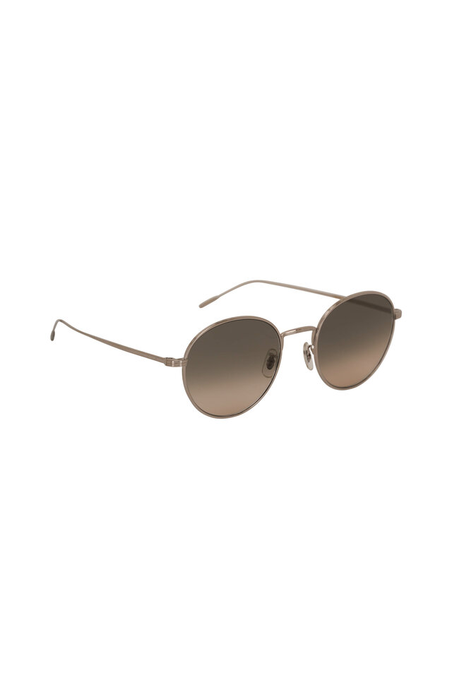 Oliver Peoples - The Row After Midnight Brushed Gold Sunglasses