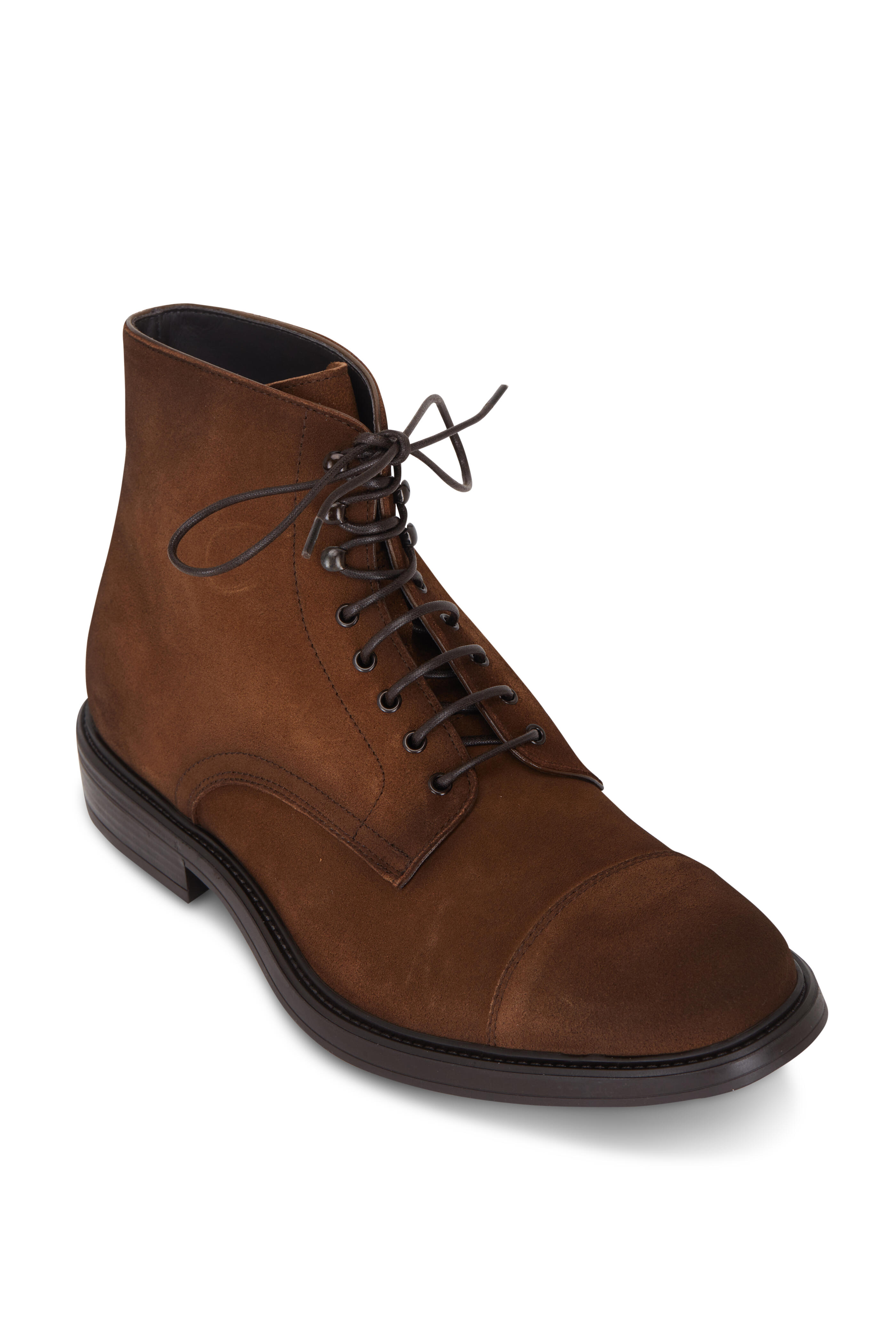 To Boot New York Burkett Dark Brown Cap Toe Boot US 12 uploading-1450720.jpg main image 3