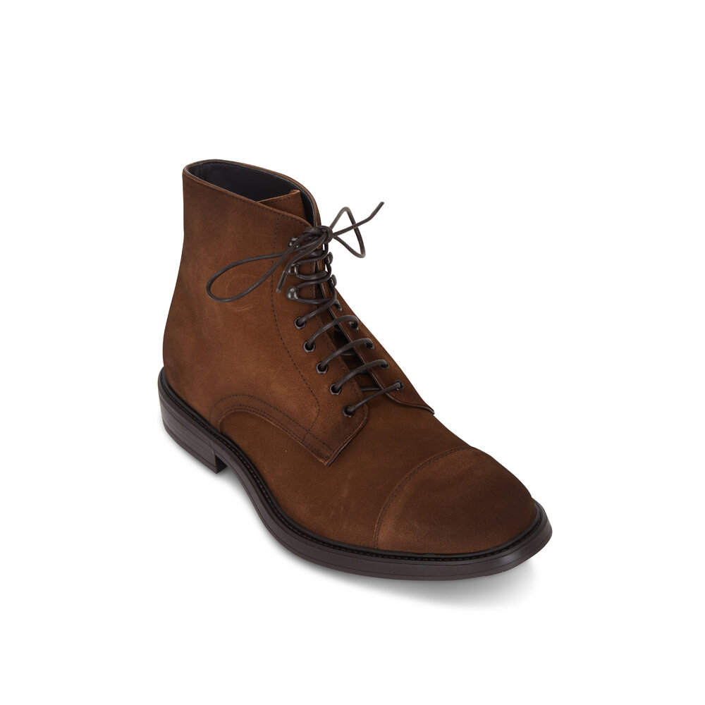 To Boot New York - Burkett Sigaro Suede Lace Up Boot