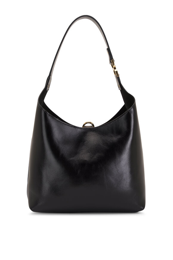 Chloé - Small Marcie Black Leather Hobo Bag 